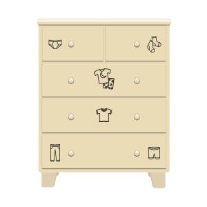 dresser vinyl decal labels