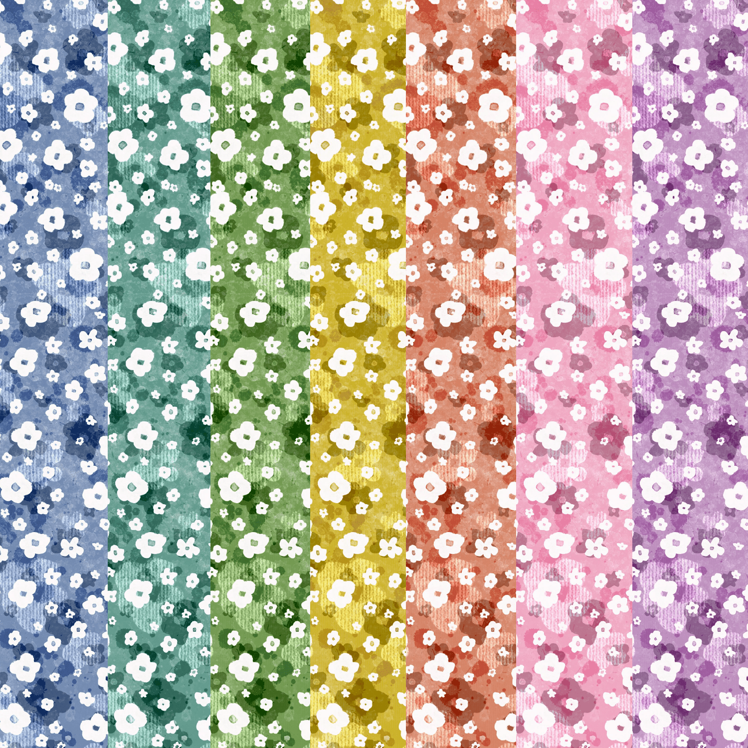 Textured Floral Envelope Template PDF - Image 3